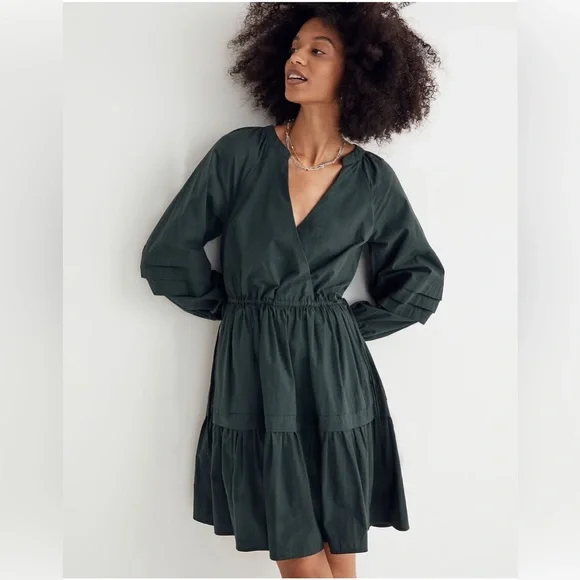 madewell puff sleeve mini dress Floral Quilted Puff-Sleeve Mini Dress